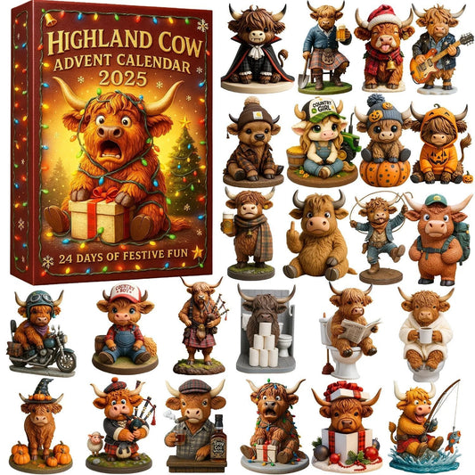 Highland-runderen adventskalender 2025
