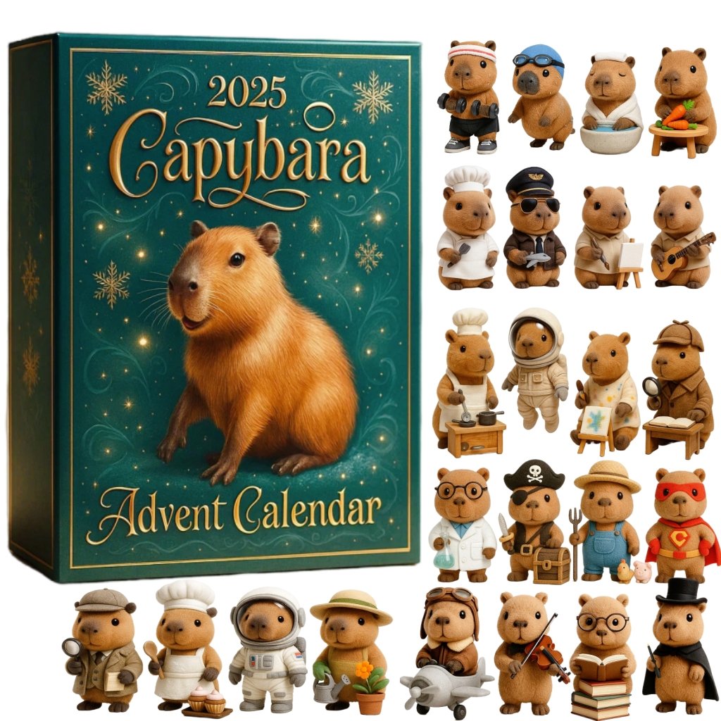 Capybara - adventskalender 2025