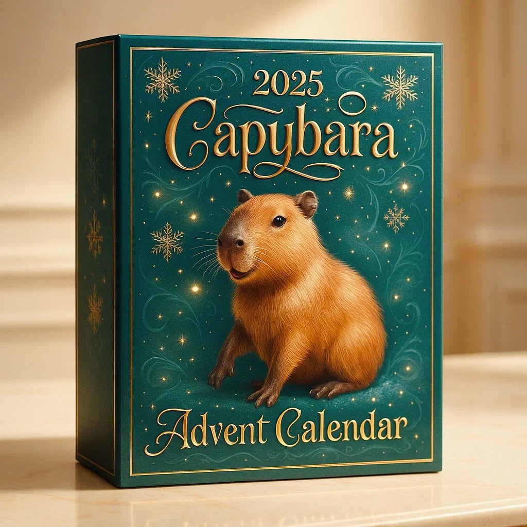 Capybara - adventskalender 2025